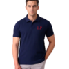Navy Blue Polo Shirt For Men's