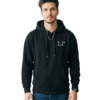 Pullover Black Hoodie For Men's