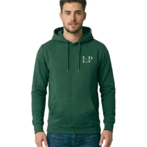 Men's Pullover Green Hoodie