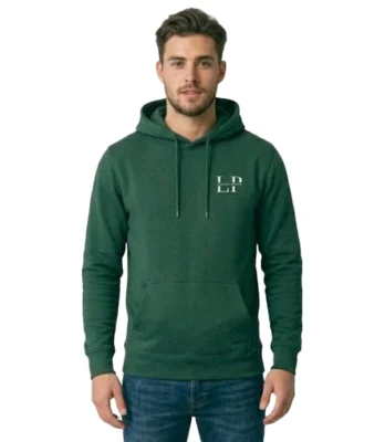 Men's Pullover Green Hoodie