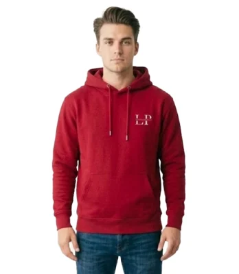 Men's Pullover Hoodie Red