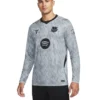 2026 Barcelona Nike Away Stadium Replica Long Sleeve Goalkeeper Grey Jersey