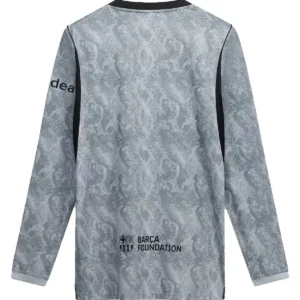 2026 Barcelona Away Long Sleeve Goalkeeper Jersey Grey