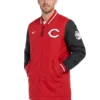 Unisex Cincinnati Reds Dugout Performance Red And Black Jacket