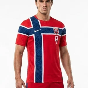 Unisex Erling Haaland Norway National Team 2026 Home Match Jersey Red