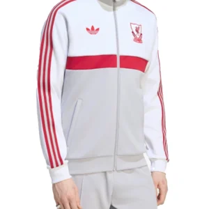 Unisex LFC adidas 26 27 Originals Track Top White Jacket