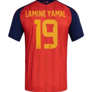 Unisex Lamine Yamal Spain National Team adidas 2026 Home Replica Red Jersey