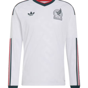 2026 National Team Mexico Away Long Sleeve White Jersey