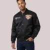 2026 New York Knicks Mitchell & Ness Finals Champions Jacket Black