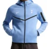 Tottenham Hotspur Tech Fleece Windrunner Blue Hoodie