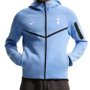 Tottenham Hotspur Tech Fleece Windrunner Blue Hoodie