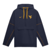 Unisex West Virginia Mountaineers Nike 2026 Sideline Anorak Half-Zip Hooded Navy Jacket