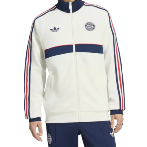 Bayern Munich adidas Originals OG 2.0 Icon Full-Zip Track White Jacket