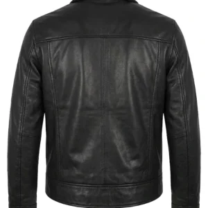 Men's Black Lambskin Leather Jacket