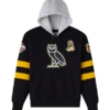 Unisex Boston Bruins OVO x NHL Black Pullover Fleece Hoodie