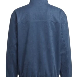Chinese New Year Blue Suede Jacket
