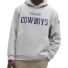 Dallas Cowboys lululemon Heathered Silver Drop Steady State Pullover Fleece Grey Hoodie