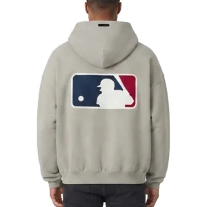Fear of God x MLB Sport Zip-up Hoodie Grey