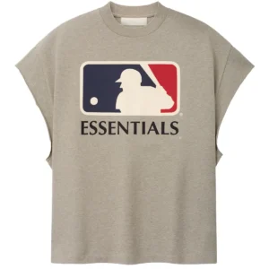 Fear of God x MLB Franklin 90s Cutoff Grey T-Shirt