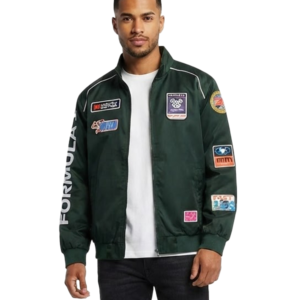Formula 1 x Disney Racing Zip-up Green Jacket