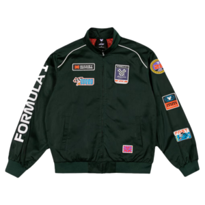 Men And Women Formula 1 x Disney Racing Zip-up Green Jacket For Sale