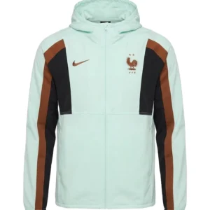 France National Team 2026 Energy Dri-FIT Full-Zip Hooded Mint Jacket For Unisex