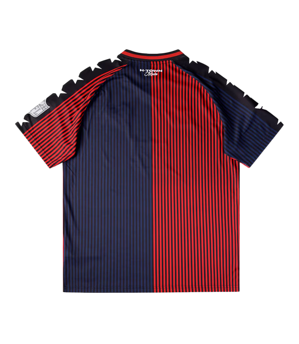 Houston Texans Football x Football V-Neck Top Navy And Red