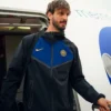 Inter Milan Tech Windrunner Men’s Nike Football Woven Full-Zip Black Jacket