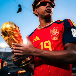 2026 Spain Team Lamine Yamal Red Shirt