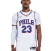 Unisex LeBron James Philadelphia 76ers Nike Swingman White Jersey