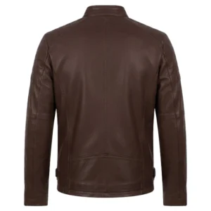 Mens Dark Brown Leather Jacket