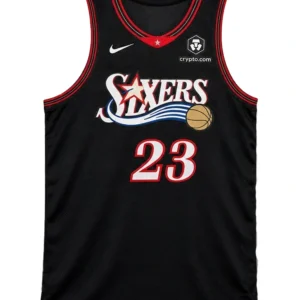 LeBron James Sixers Black Jersey