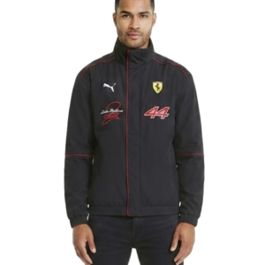 Lewis Hamilton Scuderia Ferrari Racing Jacket Black