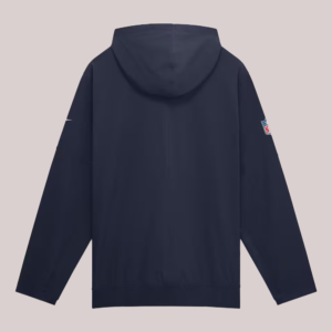 Los Angeles Chargers Sideline Broken Rules Alternate Anorak Half-Zip Hooded Jacket - Navy