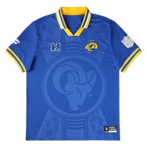 Football x Football Los Angeles Rams V-Neck Royal Top