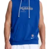 Los Angeles Rams Nike Sideline Standard Issue Dri-FIT Sleeveless Royal Hoodie