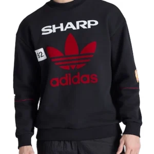 Unisex Manchester United Bringback Black Fleece Sweatshirt