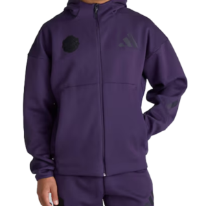 Unisex Manchester United x adidas Z.N.E. Full-Zip Purple Track Hoodie Jacket