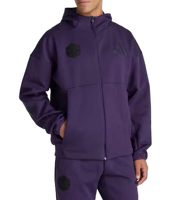 Manchester United Z.N.E. Purple Track Jacket