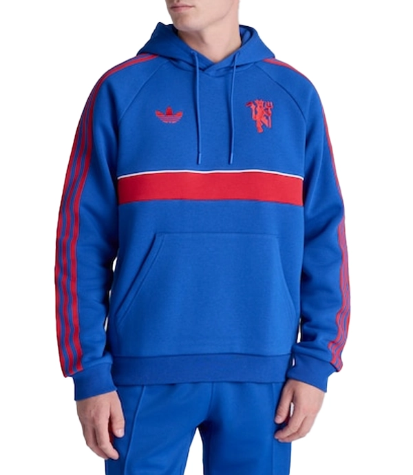Unisex Manchester United x adidas Originals Hoodie Blue