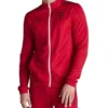 2026 Unisex Manchester United x adidas Red Track Jacket