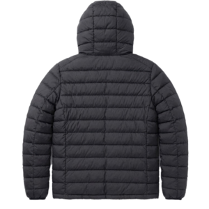 Men's Hooded Black Puffer Jacket