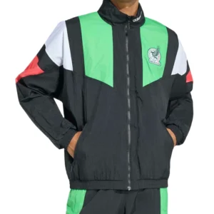 Men And Women Mexico National Team adidas EQT Full-Zip Track Top Black Jacket