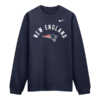 Unisex New England Patriots Nike Primetime Club Navy Fleece Sweatshirt