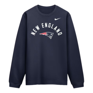 Unisex New England Patriots Nike Primetime Club Navy Fleece Sweatshirt