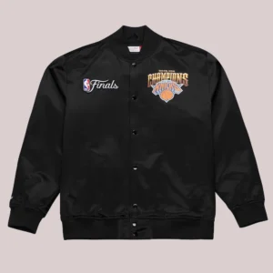 2026 New York Knicks Mitchell & Ness Finals Champions Black Jacket For Unisex
