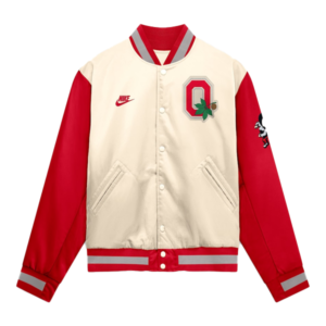 2026 Ohio State Buckeyes Nike Legacy Full-Snap Bomber Jacket