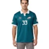 Unisex Philadelphia Eagles Fanatics Football x Football Collared Fan Midnight Green Top Shirt