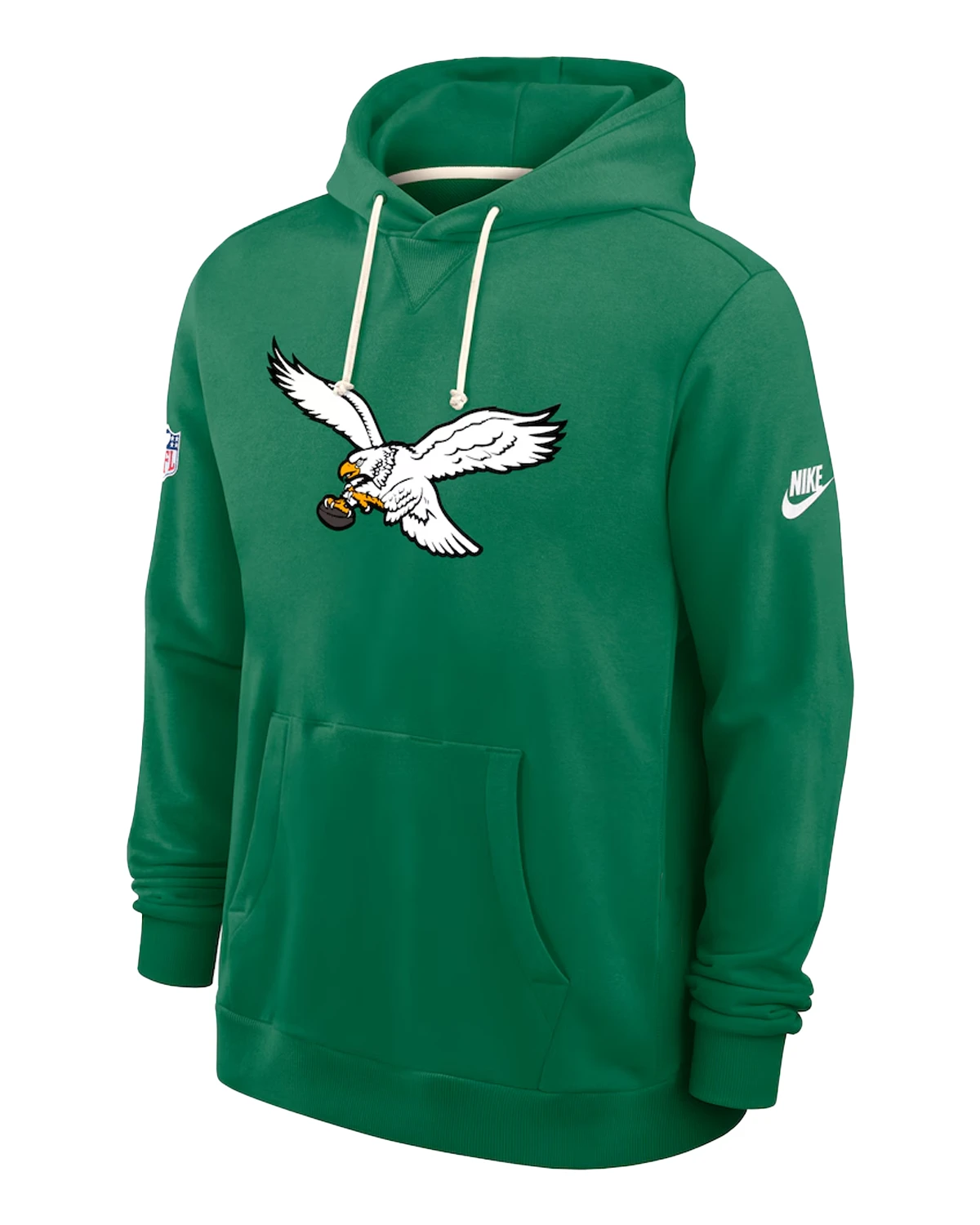 Unisex Philadelphia Eagles Nike Sideline Standard Issue Alt 2 Dri-FIT Kelly Green Pullover Hoodie