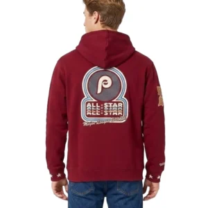 Philadelphia Phillies 1976 MLB All-Star Burgundy Hoodie